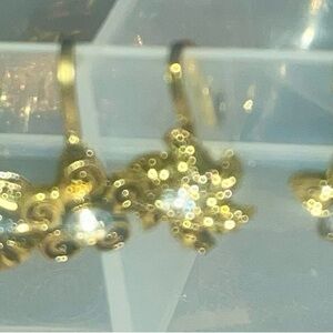 Elegant Gold 316L Surgical Steel Clip On Nose Rings 15pc